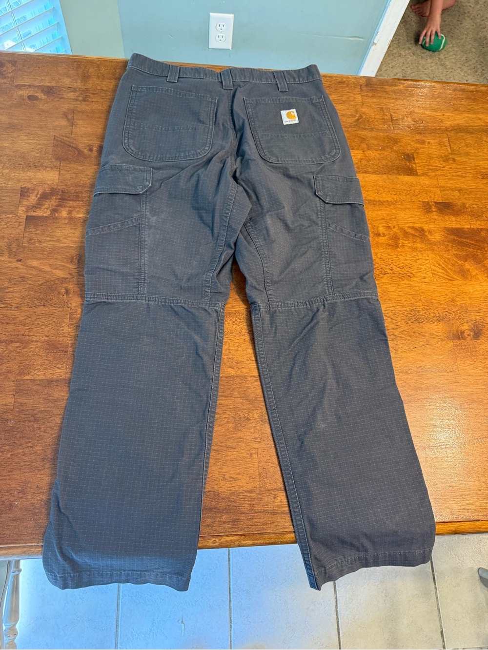 Carhartt Relaxed Fit Ripstop Cargo Pants Dark Gray 32x30 Force Work Pant - Picture 10 of 12
